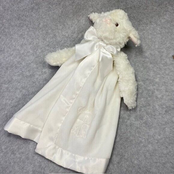 Bearington Collection Other - Bearington Baby Teddy Bear Plush Large Lovey Security Blanket White Embroidered